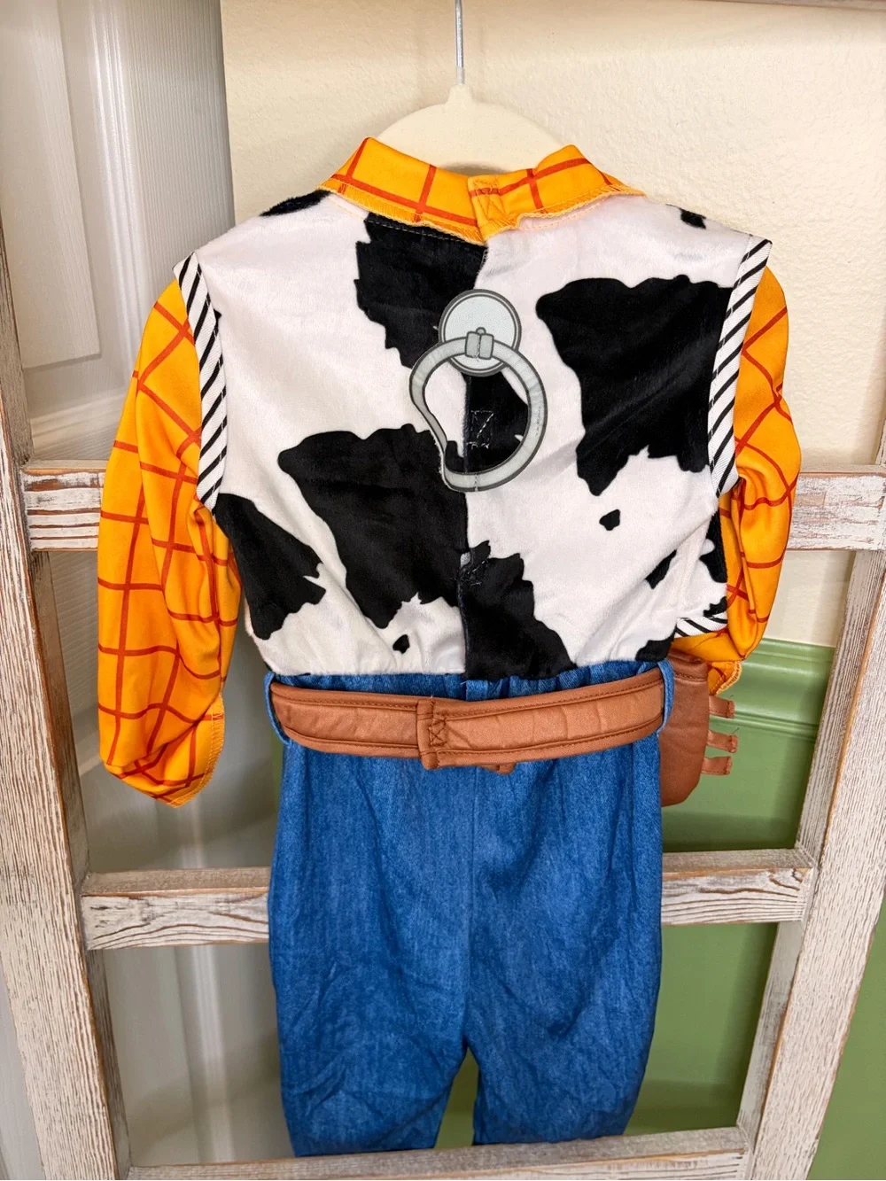 🎃🤠 Disney Toy Story Woody Baby Costume 6-12M Hat Belt Halloween